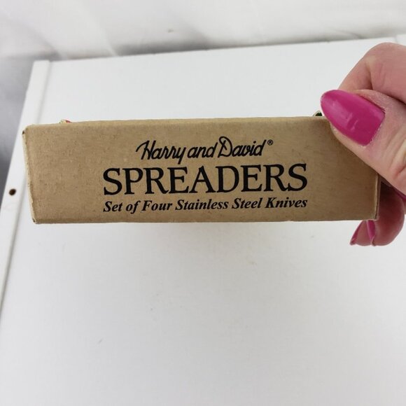 Harry and David Set of Four Stainless Watermelon Spreaders NWT - Picture 4 of 4